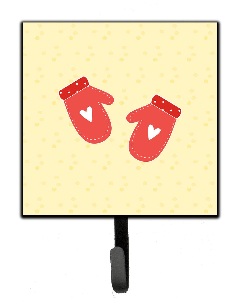 Oven Mitts on Yellow Leash or Key Holder Wall Hooks, Key Hooks Holder, Coat Rack Wall Mount, Coat Hooks, Hooks for Hanging Keys, Towels, Aprons, Leashes