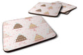 Decorated Cakes Foam Coasters Set of 4 Cup Coasters for Indoor Outdoor, Tabletop Protection, Anti Slip, Mouse pad Material