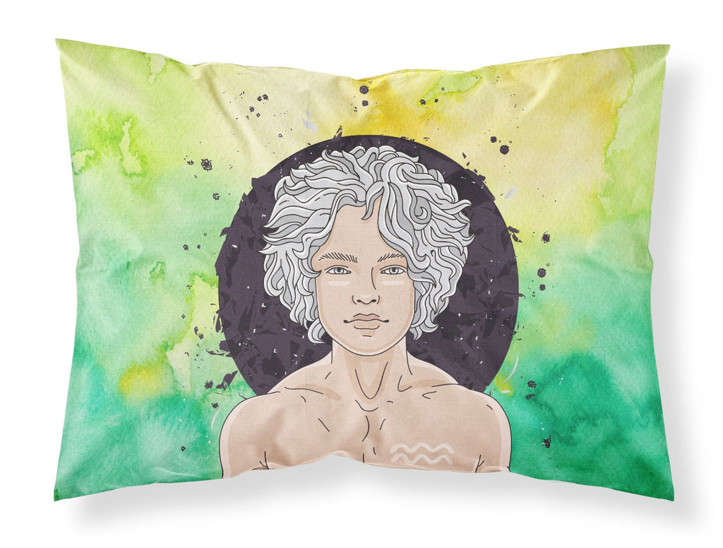 Aquarius Zodiac Sign Standard Pillowcase Lightweight Super Soft Easy Care Decorative Artwork Pillowcase, Standard