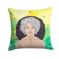 Aquarius Zodiac Sign Decorative Throw Pillow 14x14 Indoor Outdoor Accent Cushion, Fabric Cover with Insert for Sofa, Bed, Porch & Living Room