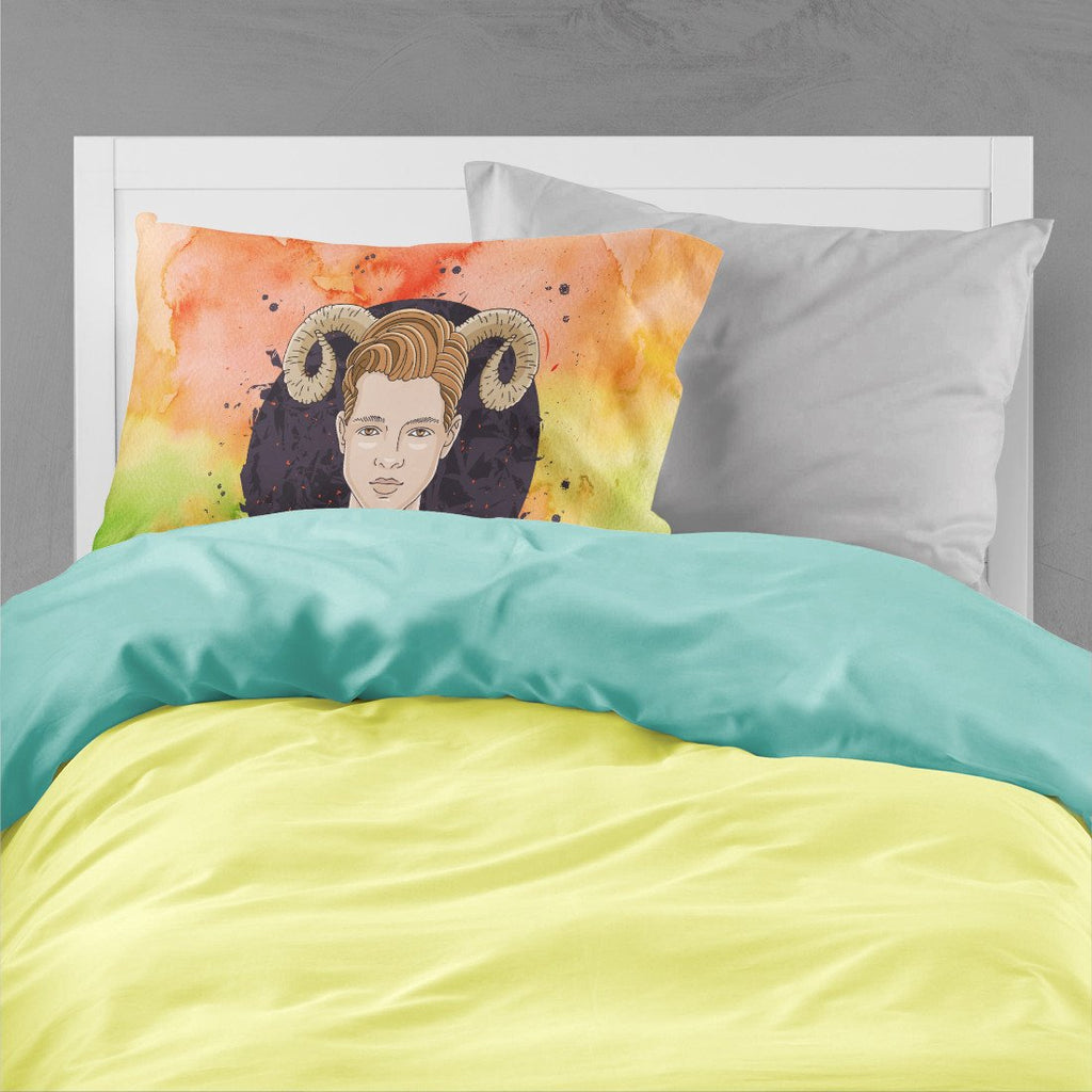 Aries Zodiac Sign Standard Pillowcase Lightweight Super Soft Easy Care Decorative Artwork Pillowcase, Standard