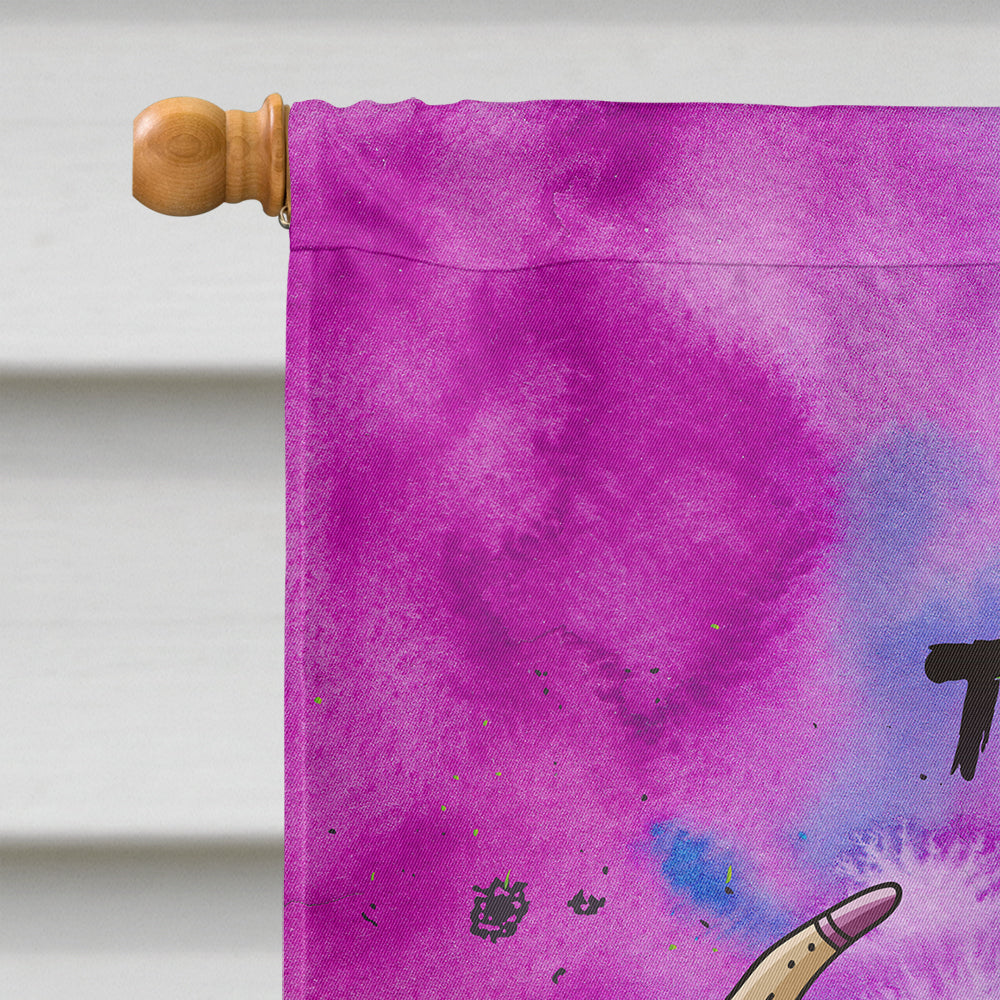 Taurus Zodiac Sign House Flag 28x40 Porch Sleeve Pole Decorative Outside Yard Banner Artwork Wall Hanging, Polyester