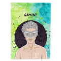 Gemini Zodiac Sign House Flag 28x40 Porch Sleeve Pole Decorative Outside Yard Banner Artwork Wall Hanging, Polyester