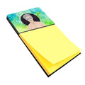 Gemini Zodiac Sign Watercolor Sticky Note Holder Refillable Dispenser Desk Accessory 3x3 Pad Gift