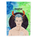 Cancer Zodiac Sign House Flag 28x40 Porch Sleeve Pole Decorative Outside Yard Banner Artwork Wall Hanging, Polyester