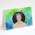 Cancer Zodiac Sign Greeting Cards Pack of 8 Blank Cards with Envelopes Whimsical A7 Size 5x7