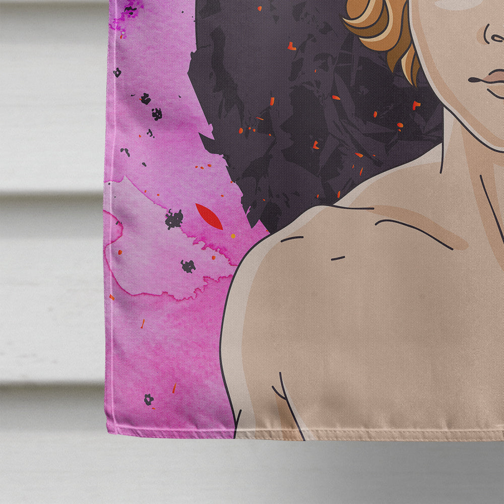 Leo Zodiac Sign House Flag 28x40 Porch Sleeve Pole Decorative Outside Yard Banner Artwork Wall Hanging, Polyester