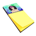 Virgo Zodiac Sign Watercolor Sticky Note Holder Refillable Dispenser Desk Accessory 3x3 Pad Gift