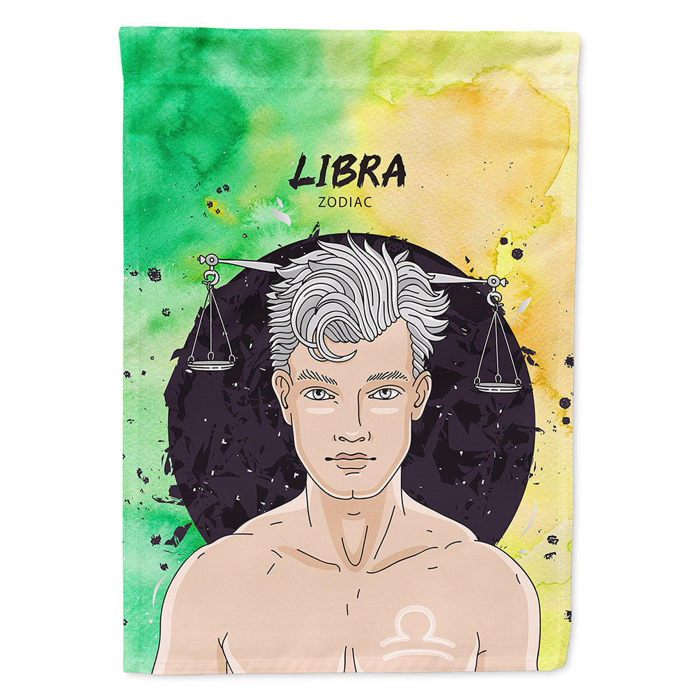 Libra Zodiac Sign House Flag 28x40 Porch Sleeve Pole Decorative Outside Yard Banner Artwork Wall Hanging, Polyester