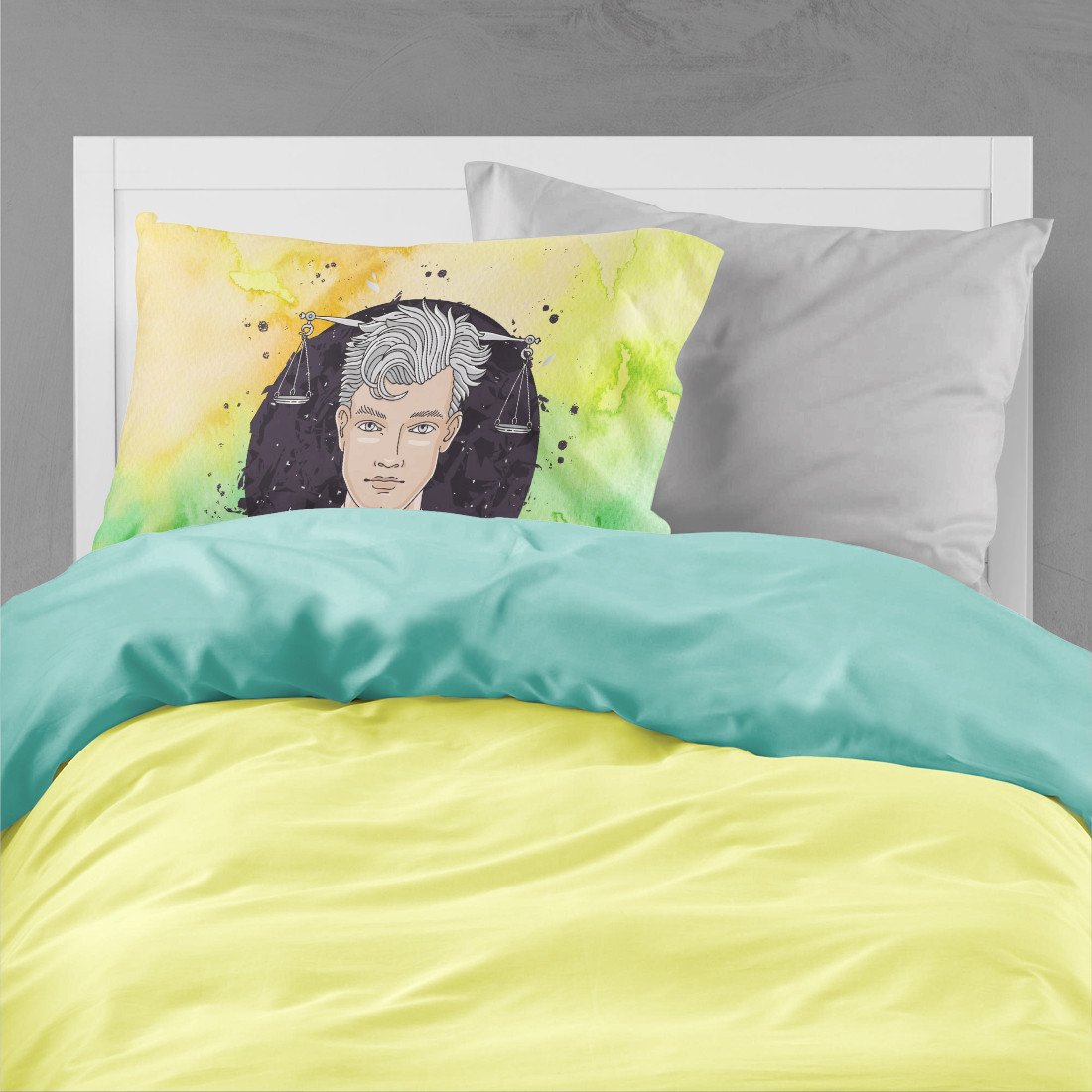 Libra Zodiac Sign Standard Pillowcase Lightweight Super Soft Easy Care Decorative Artwork Pillowcase, Standard