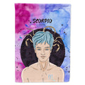Scorpio Zodiac Sign House Flag 28x40 Porch Sleeve Pole Decorative Outside Yard Banner Artwork Wall Hanging, Polyester