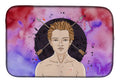 Sagittarius Zodiac Sign Dish Drying Mat Absorbent Dish Drying Mat Pad for Kitchen Counter Dish Drainer Mat for Countertop, 14 x 21", Multicolor