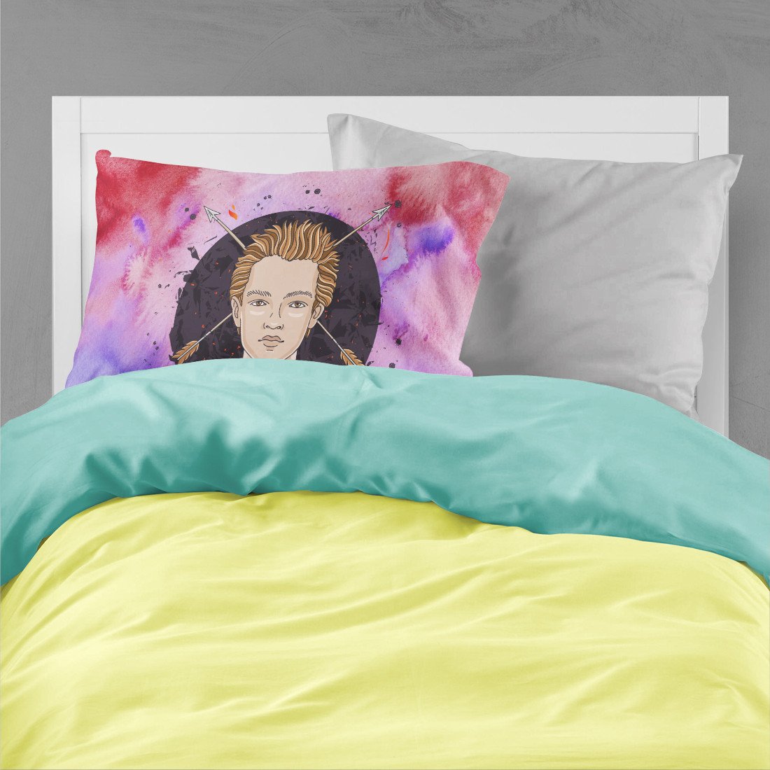 Sagittarius Zodiac Sign Standard Pillowcase Lightweight Super Soft Easy Care Decorative Artwork Pillowcase, Standard