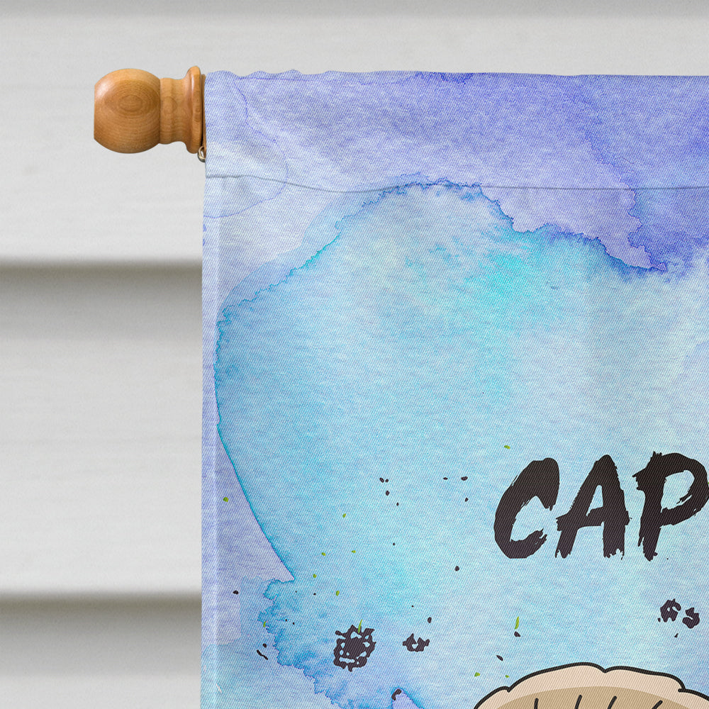 Capricorn Zodiac Sign House Flag 28x40 Porch Sleeve Pole Decorative Outside Yard Banner Artwork Wall Hanging, Polyester