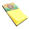 Owl Bathing Watercolor Watercolor Sticky Note Holder Refillable Dispenser Desk Accessory 3x3 Pad Gift
