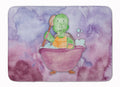 Turtle Bathing Watercolor Memory Foam Kitchen Mat Machine Washable Anti-Fatigue Cushion Comfort Bath or Kitchen Rug