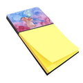 Bear and Bubbles Watercolor Watercolor Sticky Note Holder Refillable Dispenser Desk Accessory 3x3 Pad Gift