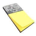Skunk and Bubbles Watercolor Watercolor Sticky Note Holder Refillable Dispenser Desk Accessory 3x3 Pad Gift