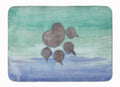 Cat Paw Watercolor Memory Foam Kitchen Mat Machine Washable Anti-Fatigue Cushion Comfort Bath or Kitchen Rug
