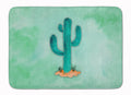 Western Cactus Watercolor Memory Foam Kitchen Mat Machine Washable Anti-Fatigue Cushion Comfort Bath or Kitchen Rug