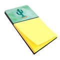 Western Cactus Watercolor Watercolor Sticky Note Holder Refillable Dispenser Desk Accessory 3x3 Pad Gift