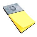 Horseshoe Watercolor Watercolor Sticky Note Holder Refillable Dispenser Desk Accessory 3x3 Pad Gift