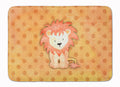 Polkadot Lion Watercolor Memory Foam Kitchen Mat Machine Washable Anti-Fatigue Cushion Comfort Bath or Kitchen Rug