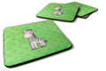 Polkadot Zebra Watercolor Foam Coasters Set of 4 Cup Coasters for Indoor Outdoor, Tabletop Protection, Anti Slip, Mouse pad Material
