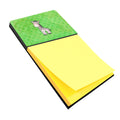 Polkadot Zebra Watercolor Watercolor Sticky Note Holder Refillable Dispenser Desk Accessory 3x3 Pad Gift