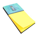 Rhinoceros Watercolor Watercolor Sticky Note Holder Refillable Dispenser Desk Accessory 3x3 Pad Gift
