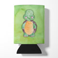Turtle Watercolor Can or Bottle Hugger Cooler Sleeve for Standard 12 oz Cans, Insulated Foam Beer & Soda Can Hugger Reusable
