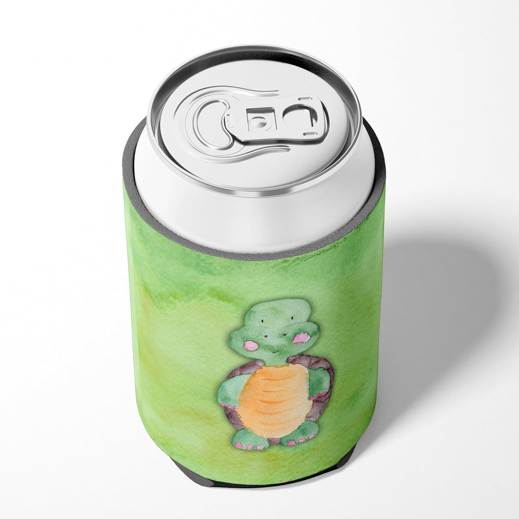 Turtle Watercolor Can or Bottle Hugger Cooler Sleeve for Standard 12 oz Cans, Insulated Foam Beer & Soda Can Hugger Reusable