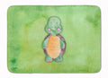 Turtle Watercolor Memory Foam Kitchen Mat Machine Washable Anti-Fatigue Cushion Comfort Bath or Kitchen Rug