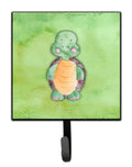 Turtle Watercolor Leash or Key Holder Wall Hooks, Key Hooks Holder, Coat Rack Wall Mount, Coat Hooks, Hooks for Hanging Keys, Towels, Aprons, Leashes