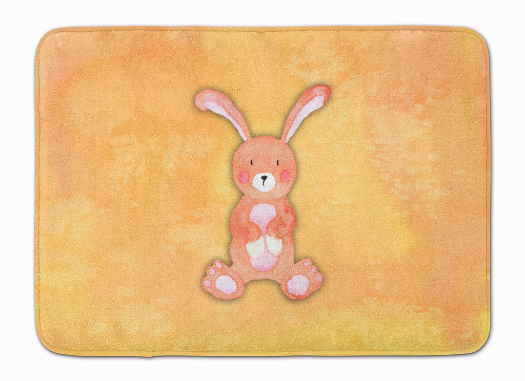 Rabbit Watercolor Memory Foam Kitchen Mat Machine Washable Anti-Fatigue Cushion Comfort Bath or Kitchen Rug