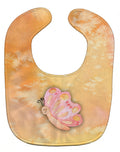Butterfly Watercolor Baby Bib Easy-Clean Baby Bib Baby Feeding Accessory Baby Mealtime Essential, 10 x 13, Multicolor