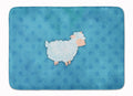 Polkadot Sheep Lamb Watercolor Memory Foam Kitchen Mat Machine Washable Anti-Fatigue Cushion Comfort Bath or Kitchen Rug