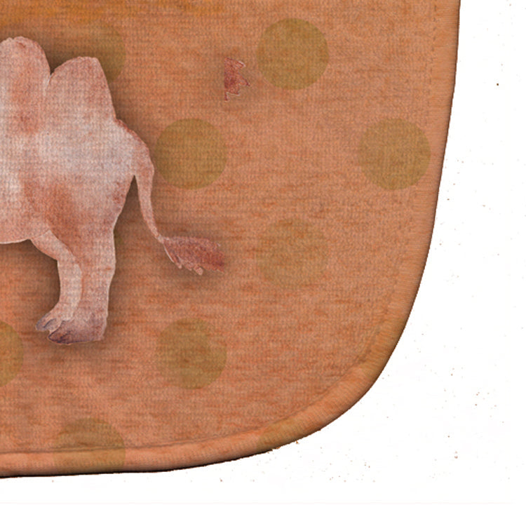 Polkadot Camel Watercolor Baby Bib Easy-Clean Baby Bib Baby Feeding Accessory Baby Mealtime Essential, 10 x 13, Multicolor