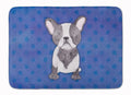 French Bulldog Polkadot Watercolor Memory Foam Kitchen Mat Machine Washable Anti-Fatigue Cushion Comfort Bath or Kitchen Rug