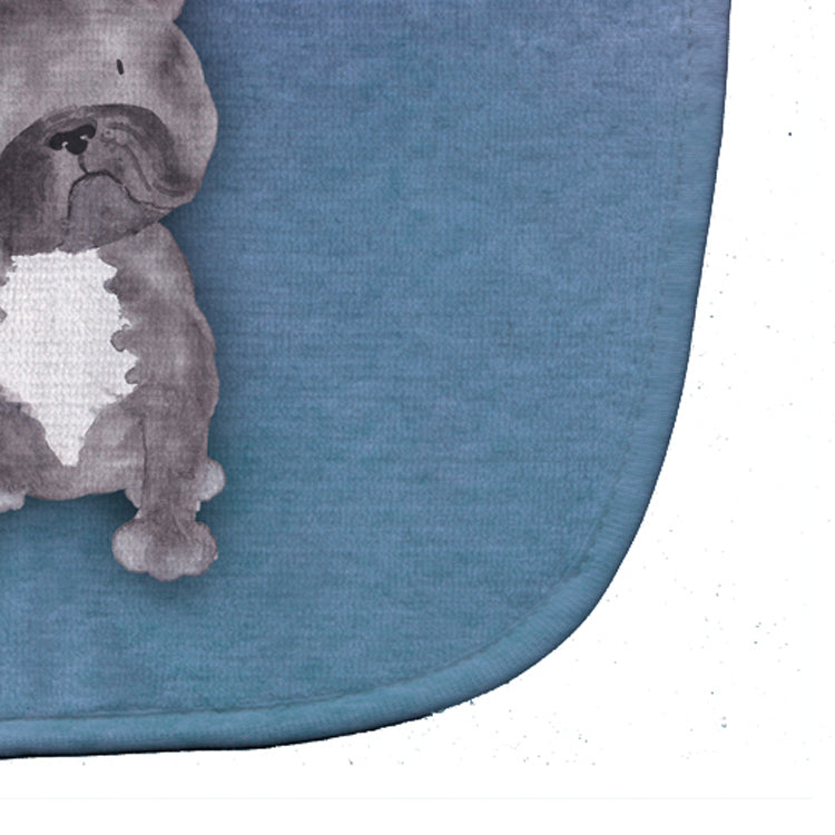 French Bulldog Watercolor Baby Bib Easy-Clean Baby Bib Baby Feeding Accessory Baby Mealtime Essential, 10 x 13, Multicolor