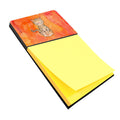 Leopard Watercolor Watercolor Sticky Note Holder Refillable Dispenser Desk Accessory 3x3 Pad Gift