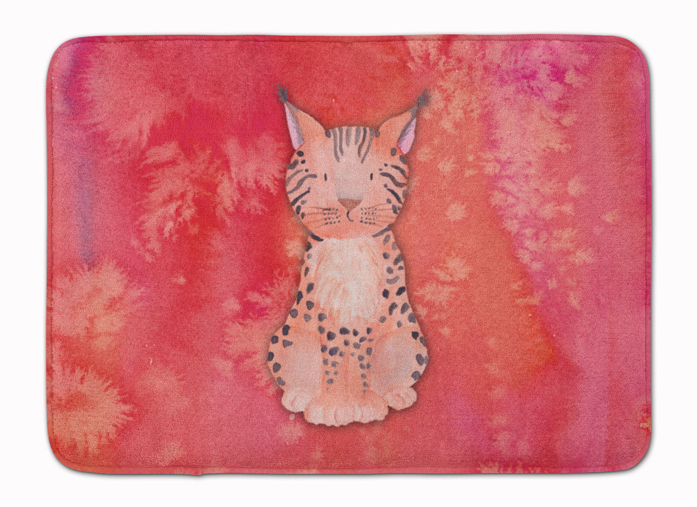 Lynx Watercolor Memory Foam Kitchen Mat Machine Washable Anti-Fatigue Cushion Comfort Bath or Kitchen Rug