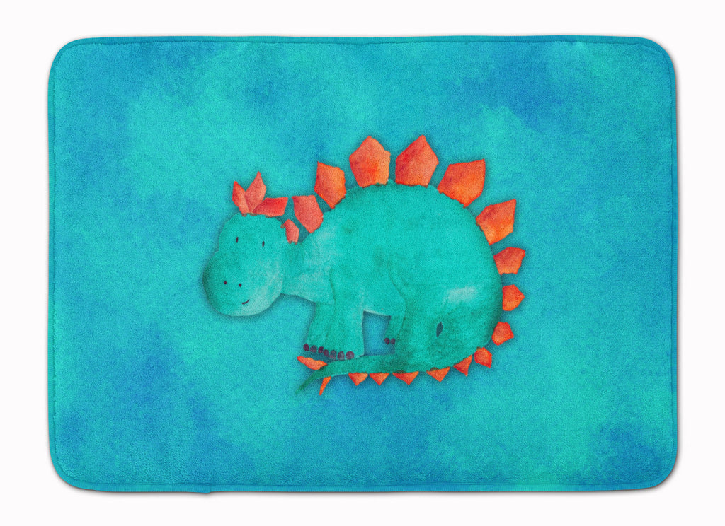 Stegosaurus Watercolor Memory Foam Kitchen Mat Machine Washable Anti-Fatigue Cushion Comfort Bath or Kitchen Rug