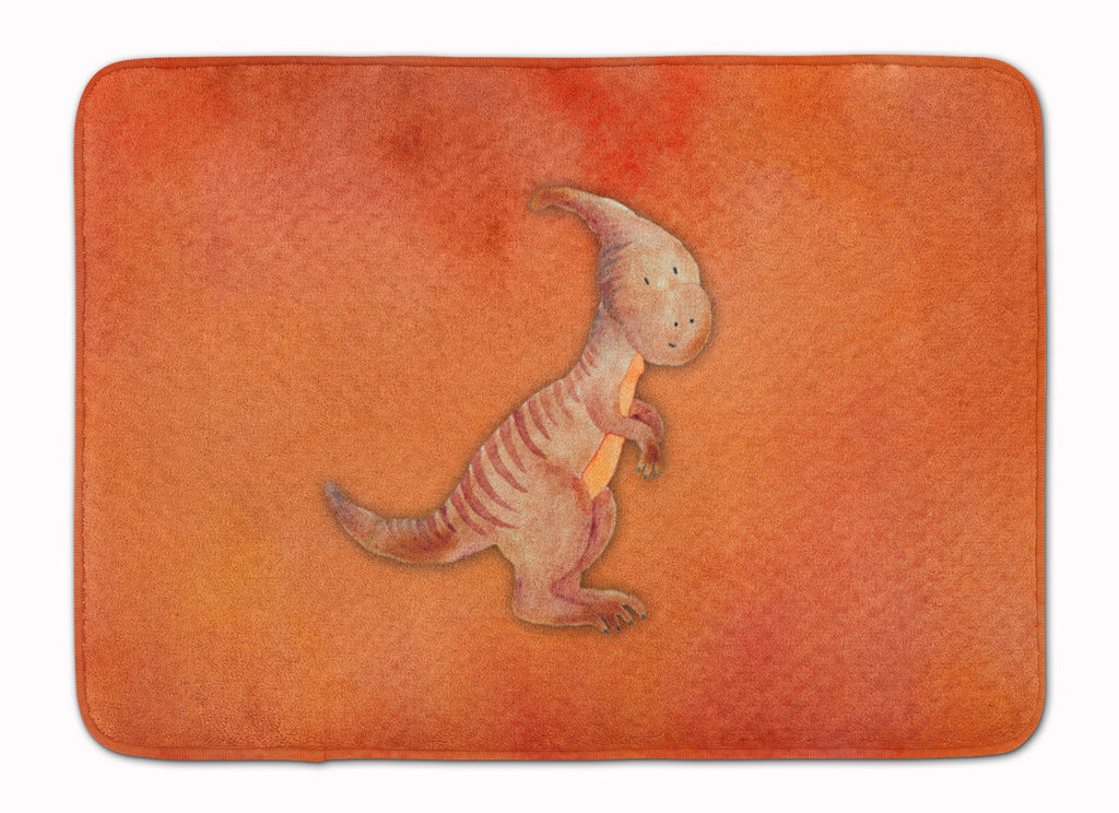Parasaurolophus Watercolor Memory Foam Kitchen Mat Machine Washable Anti-Fatigue Cushion Comfort Bath or Kitchen Rug