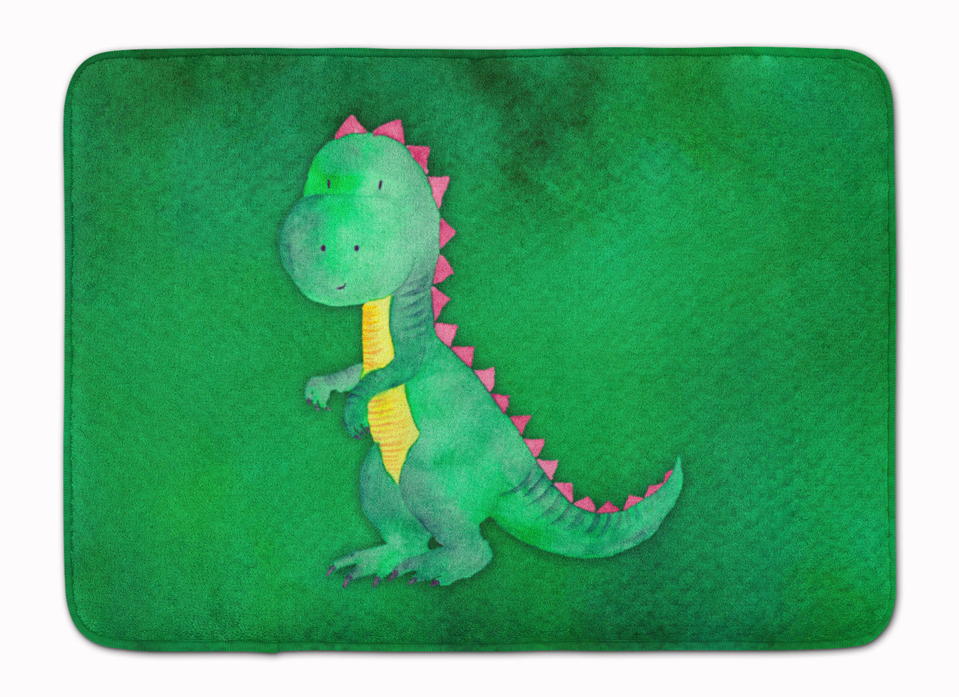 Tyrannosaurus Rex Watercolor Memory Foam Kitchen Mat Machine Washable Anti-Fatigue Cushion Comfort Bath or Kitchen Rug