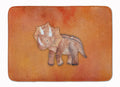 Triceratops Watercolor Memory Foam Kitchen Mat Machine Washable Anti-Fatigue Cushion Comfort Bath or Kitchen Rug