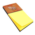 Triceratops Watercolor Watercolor Sticky Note Holder Refillable Dispenser Desk Accessory 3x3 Pad Gift