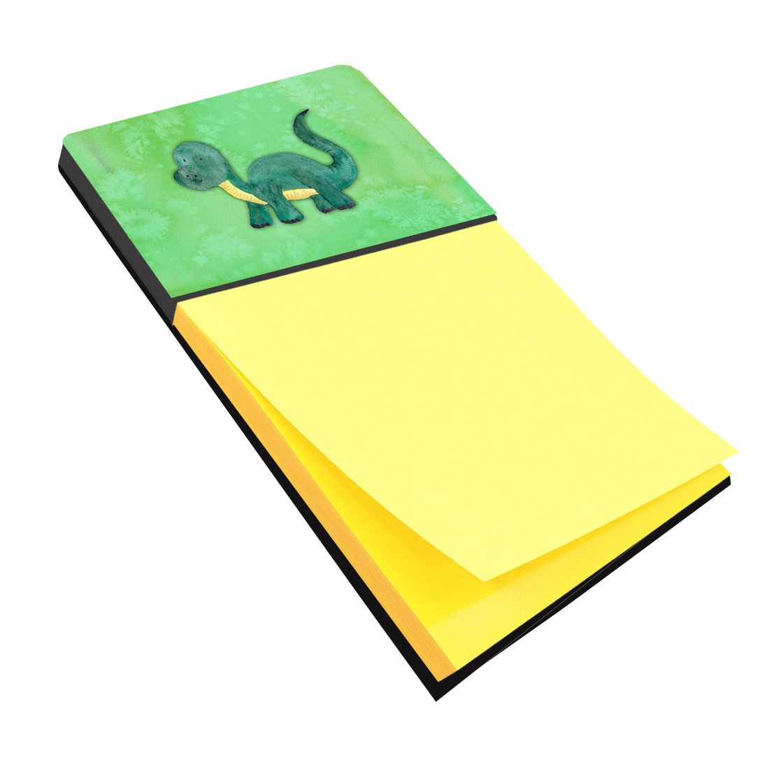 Brontosaurus Watercolor Watercolor Sticky Note Holder Refillable Dispenser Desk Accessory 3x3 Pad Gift