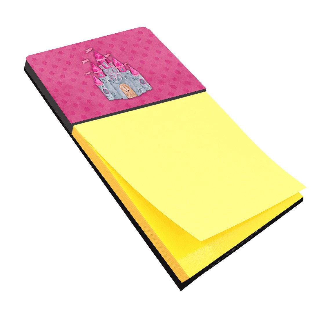 Princess Castle Watercolor Watercolor Sticky Note Holder Refillable Dispenser Desk Accessory 3x3 Pad Gift
