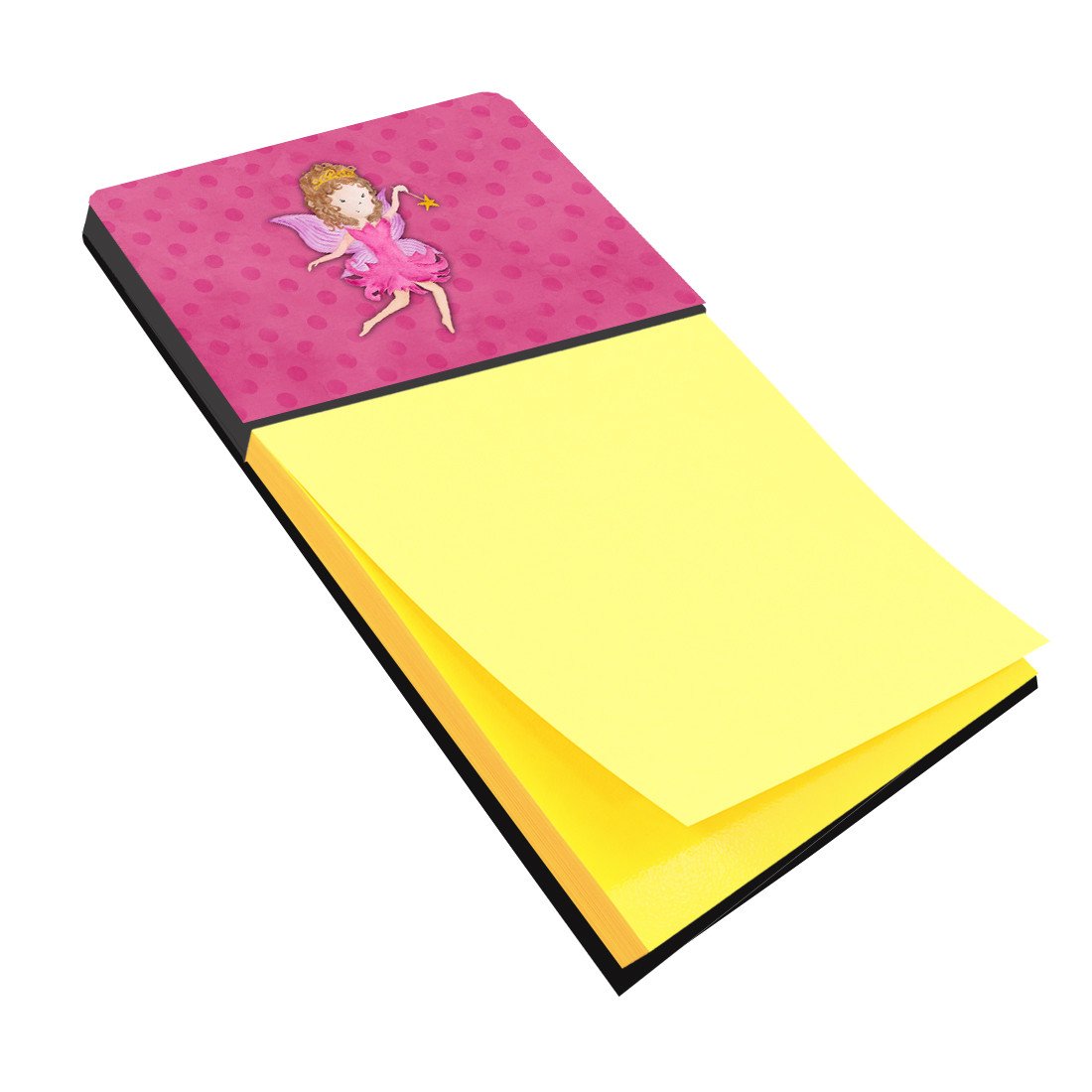 Fairy Princess Watercolor Watercolor Sticky Note Holder Refillable Dispenser Desk Accessory 3x3 Pad Gift